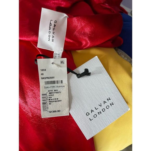 Galvan Eve Heavy Silk Halter-Neck Dress - Picture 7 of 7